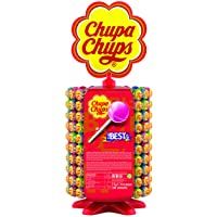 Los mejores  - Chupa Chups Original- Caramelo con Palo de Sabores Variados- Rueda de 200 unidades de 12 gr. (Total 2.400 gr.)